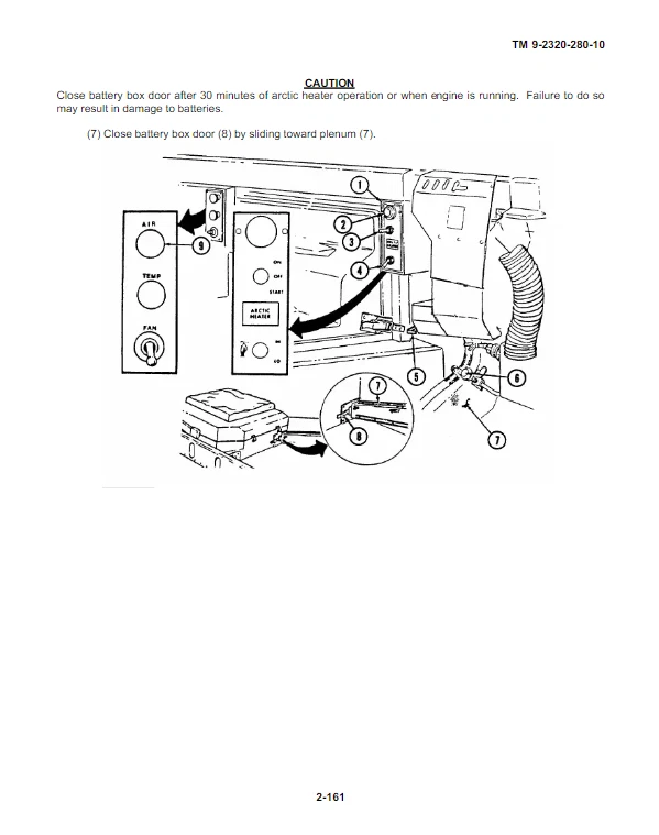 HMMV M998 Humvee Operators Manual Printed & Comb Bound TM 9-2320-280-10 - Image 4 of 4