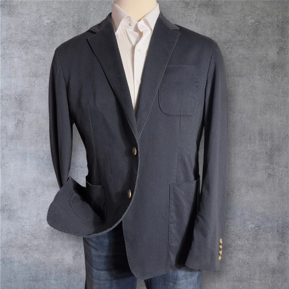 Blazer Abrigo Deportivo Chaqueta 3XL (46R) Azul PETER MILLAR Para Hombres Algodón Elástico PANADERÍA Foto 2 de 4