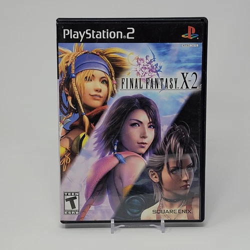 Final Fantasy X-2 (PlayStation 2 PS2) Black Label Case & Disc Only TESTED