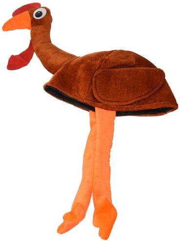 Christmas Turkey Hat With Legs & Wings Fancy Dress Funny Novelty Animal Xmas  - Picture 1 of 2