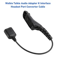 K Interface Headset Port Converter Cable for XPR6500 XiR P8200 DP3600 APX6500 B9