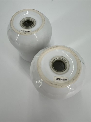 PV07365L Vintage Corelle Stoneware CALLAWAY HOLIDAY Teapot, Shakers & Creamer - Picture 13 of 20