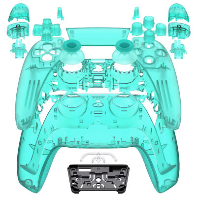 Replacement Custom Full Set Shells Buttons for PS5 Controller Touchpad Cover