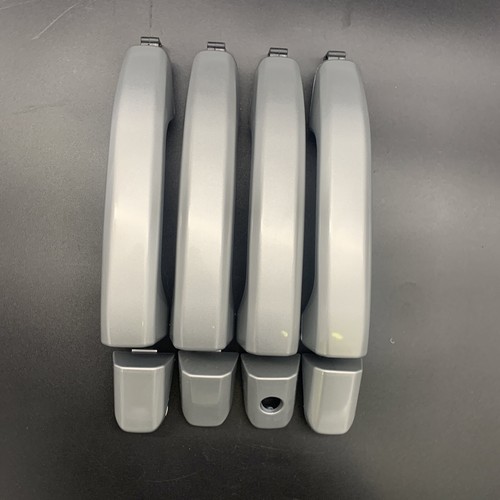 Door Handle Set For 2014-18 Silverado Sierra Crew Cab Silver Ice - Picture 2 of 12