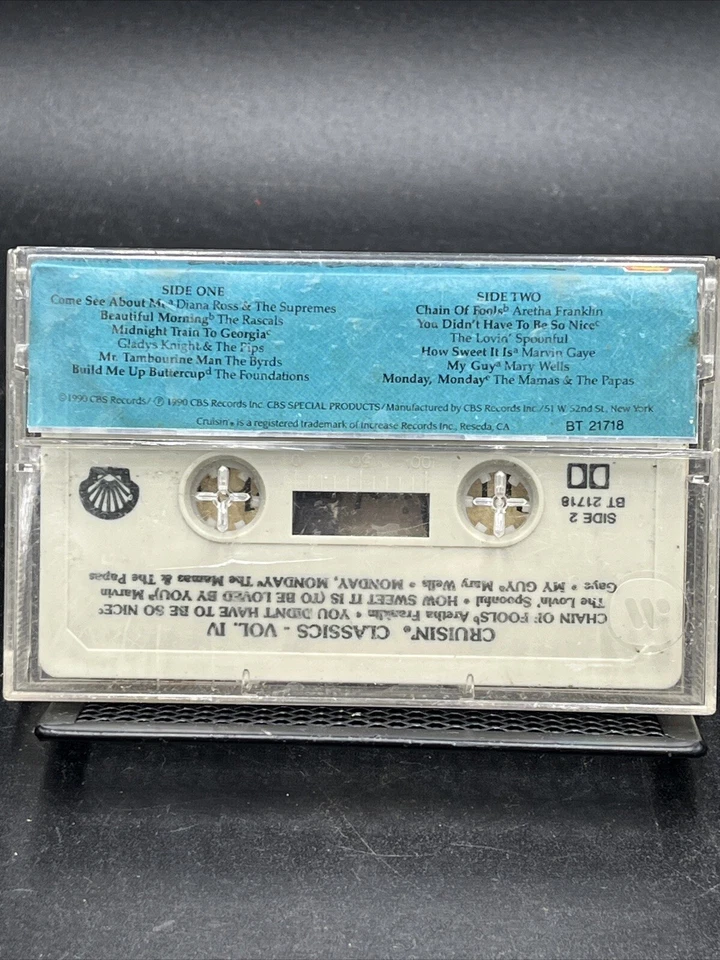 Shell Cruisin’ Classics Cassette Tapes Volume 4 & 5 , 1990, TESTED, WORKS!! - Image 2 of 4