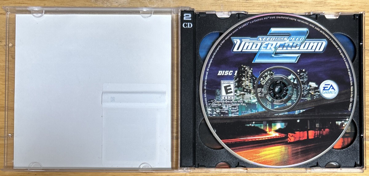 Disc 1 Only - “Need For Speed Underground 2” PC Video Game