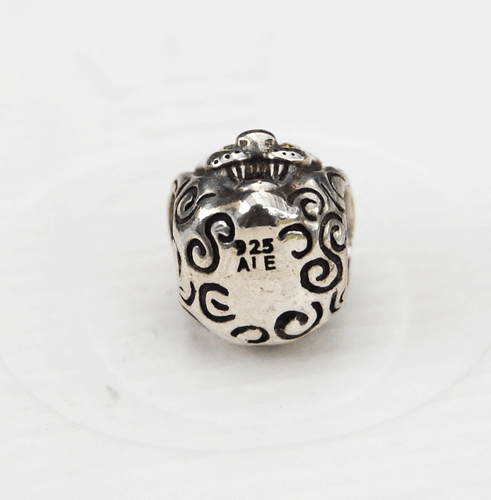 Genuine Pandora Charm "Lion Head" with yellow/cirtrine Eyes 790443CZY retired - Bild 2 von 2