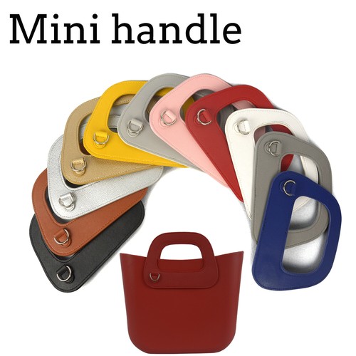 Manico oblungo in ecopelle obag con fibbia in metallo D per O bag mini |  eBay