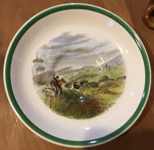 Tazza e piattino Fox Hunt Hunt Spode #4 The Find Leaping The Brook - Foto 4 di 7