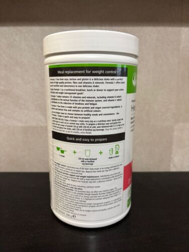 Herbalife Formula 1 Free From Raspberry and White Chocolate 500 g - NEW! - Picture 2 of 2