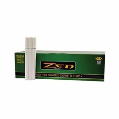 ZEN Menthol 100mm Cigarette Tubes RYO 200ct Box (5-Boxes) - Free Shipping!