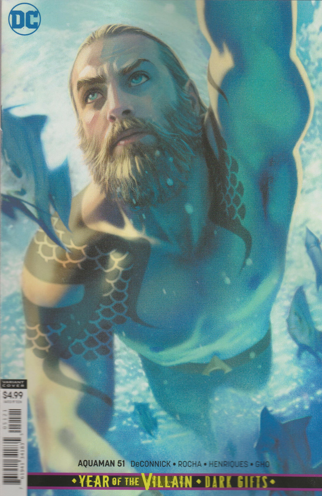 DC COMICS AQUAMAN #51 OCTOBER 2019 VARIANT 1ST PRINT NM