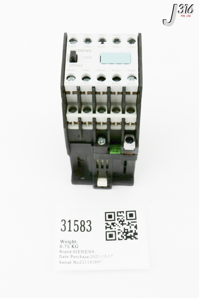 31583 SIEMENS CONTACTOR RELAY, 24VDC (NEW) 3TH43 10-0BB4 | eBay UK