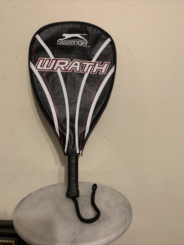 Slazenger Wrath Racquetball 22” Racquet Black Red Sports Racket - Picture 3 of 9