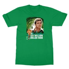 The Six Million Dollar Man Action Movie Pilot Colonel Men's T-Shirt
