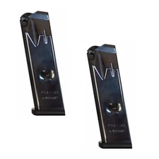 LOT of (2) Mec-Gar 10-Round Blue Steel Mag Fits PARA-USA P14 .45 ACP #MGP144510B