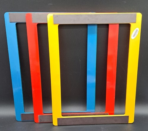 Vintage MCM Feel Sleek Lillian Vernon Magnetic Frame Set 12”x9.5” Meal Planning - Picture 2 of 7