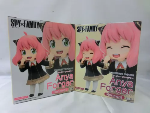 Spy Family Anya Forger Puchieete Figure Set of 2 Nomal Ver. And Smile Ver.