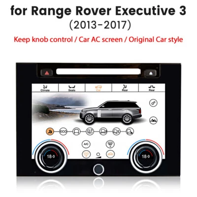 AWESAFE AC Heater Climate Control Panel 10in LCD for Range Rover Executive 3 2013-2017