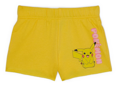Pokemon Mädchen Größe XL 14-16 Pikachu Shorts Farbe GELB