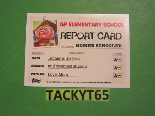 2020 GPK LATE TO SCHOOL SINGLE CARD(S) NEW YOU CHOOSE - Picture 4 of 80