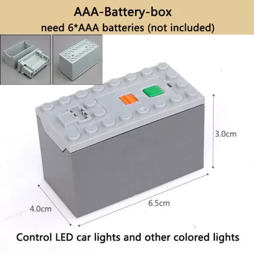 Power Functions 4pcs Battery Box Train Motor IR Receiver Controlled For Lego Set - Picture 2 of 7