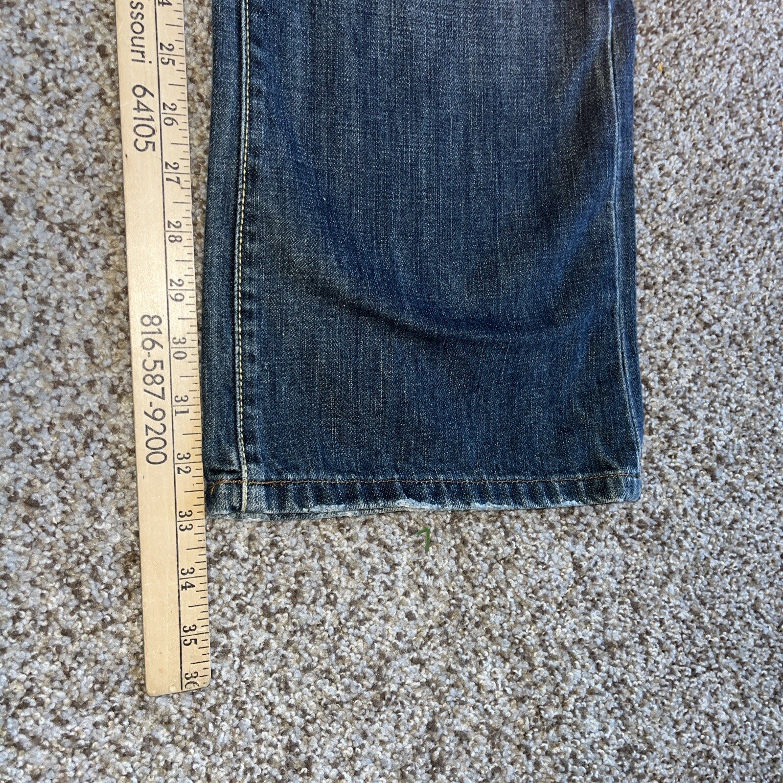 Polo Ralph Lauren Women's Size 10 (32 X 33) Mid Rise Bootcut Kelly Denim Jeans - View 10