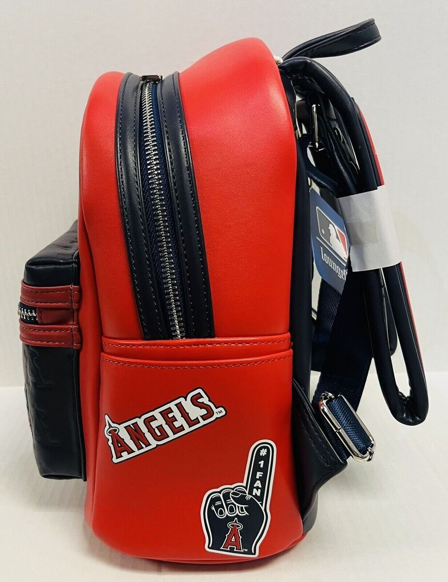 Loungefly MLB Los Angeles Angels Patches Mini Backpack AND