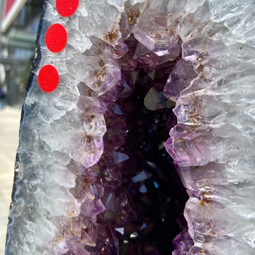 31.8LB Natural Amethyst Geode Quartz Crystal Cluster Cathedral Energy healing - Picture 7 of 19