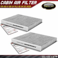 2x Cabin Air Filters for Audi A1 GBA VW Polo AE1 AW1 BZ1 T-Cross Skoda Kamiq NW4