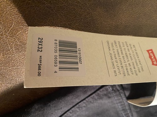 Neu mit Etikett Levi's 511 schmale Passform Hybridhose Hose für Herren schwarz 13151-0007 W29 L32 - Bild 9 von 17