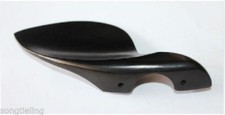 violin parts,1pcs black ebony violin chinrest 4/4 with screw hole