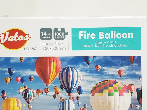 FEUERBALLON Vatos 1000-teiliges Puzzle Heißluftballons NEU versiegelt - Bild 2 von 6
