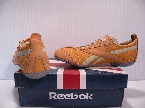 REEBOK ZENSWA NYLON LOW SNEAKER SPORT DAMEN SCHUHE ORANGE/WEISS GR. 5,5 NEU - Bild 3 von 4