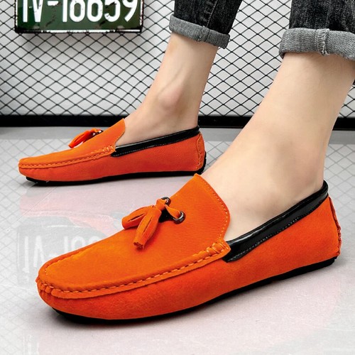 Men's Casual Shoes Loafers Breathable Flats Slip on Moccasins Driving Shoes - Picture 13 of 28