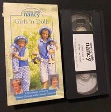 GIRLS 'N DOLLS VHS SEWING WITH NANCY learn how to sew instructional
