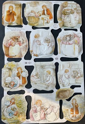 # GLANZBILDER #  MLP 1783 Beatrix Potter, The Tale of Mrs TIGGY-WINKLE, RAR #O