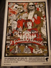 The Big Lebowski by Tyler Stout - Regular - Mondo 24 x 36