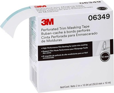 Perforated Trim Masking Tape Paint Protection 10mm 10m 06349