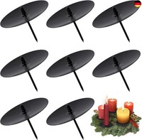 Kerzenhalter Adventskranz Ø 6Cm, 8 StüCk Advents Kerzenhalter FüR Stumpenkerzen,
