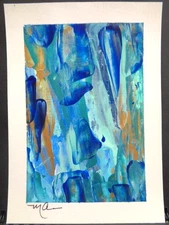 One Of A Kind  - Original COLORFUL ABSTRACT  Acrylic  Painting
