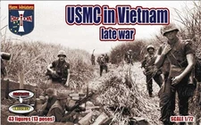 USMC in Vietnam late war (43 figures, 13 poses) 1/72 Orion 72072