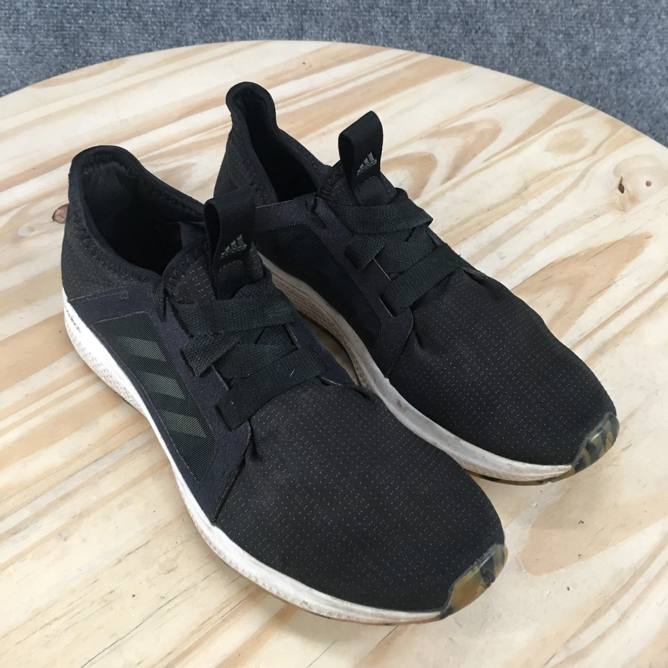 Adidas Shoes Womens 7.5 Edge Lux Athletic Running Sneakers H6851 Black Fabric - Image 3 of 4