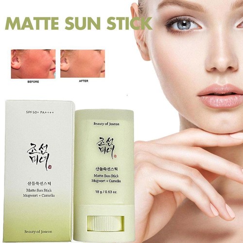 Artemisa palo de sol mate Beauty of Joseon + Camelia SPF50+ PA++++ 18g0909 - Imagen 4 de 5