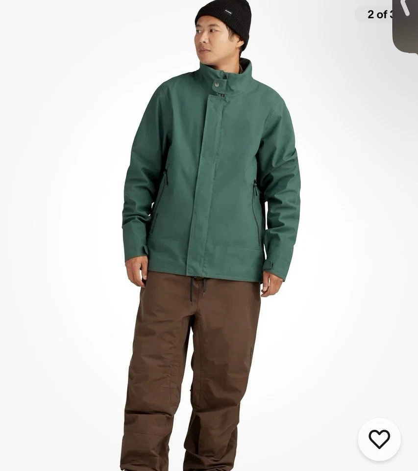 Chaqueta de esquí Dakine A-1 para hombre verde abeto pequeña nueva con etiquetas unisex Foto 2 de 4