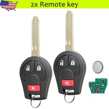 2 For 2013 2014 2015 2016 2017 2018 Nissan Sentra Versa Note Remote Car Key Fob