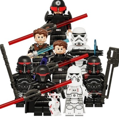 8x Inquisitor Purge Stormtrooper Cal Kestis Minifiguren Jedi Spielzeug Set-DE