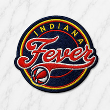 INDIANA FEVER WNBA EMBROIDERED IRON ON PATCH 3"X2.75" FREE SHIPPING & TRACKING