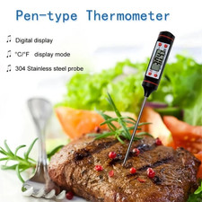 Instant Read Digital Meat Thermometer BBQ Grill Smoker For Kitchen Food Cooking