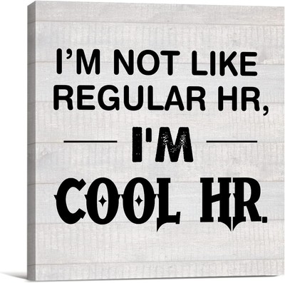 Country Humor Human Resources Canvas Prints Wall Art Decor Desk Sign I m... 